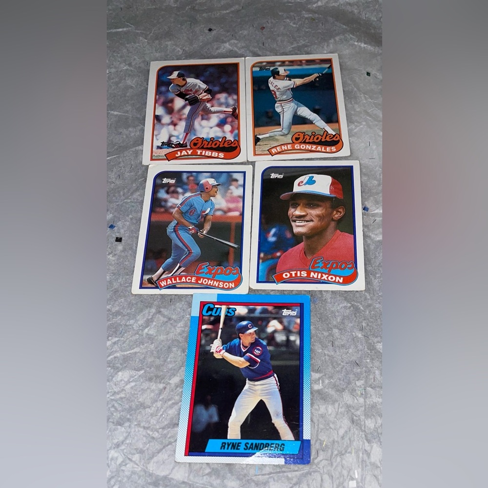 1️⃣9️⃣8️⃣9️⃣&1️⃣9️⃣9️⃣0️⃣TOPPS BASEBALL⚾️ TRADING CARDS